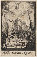 TvB G 4811
<br/>
Martyrium Johannes de Apostel ("Kleine Apostelserie")
<br/>
<em>Callot, Jacques (1592 - 1635)</em>